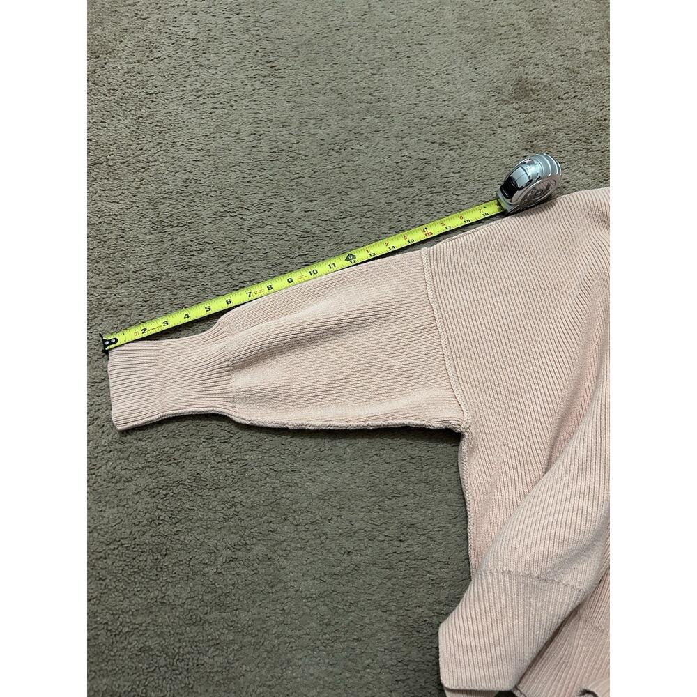 Free People Easy Street Ribbed Sweater Size Small Light Pink - Picture 5 of 8